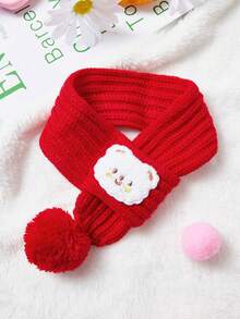 PETSIN 1 件圣诞宠物加厚保暖宠物围巾秋冬宠物保暖围巾