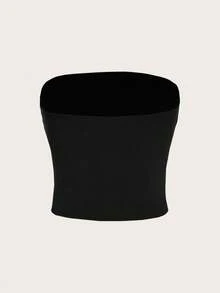 SHEIN Essnce Bộ 6 áo ba lỗ bó sát màu trơn gợi cảm, đa năng dành cho nữ, thích hợp cho mùa hè - Nhiều màu - Xem 4