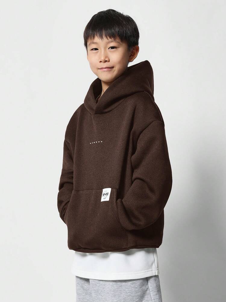 Pullover Hoodie With Centre Pocket