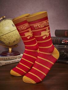 HARRY POTTER X SHEIN Vớ cổ cao dành cho nữ - Nhiều màu - Xem 1