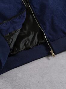 PAVTROS Men's Letter Print Long Sleeve Zip Front Casual Jacket Zip Up Jacket Graphic Y2k Zip Up Jacket Y2k Anime Jacket Jacket Graphic