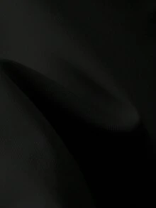 Franclia 女士优雅通勤珍珠装饰上衣和裙子套装 - 黑色 - 查看 5