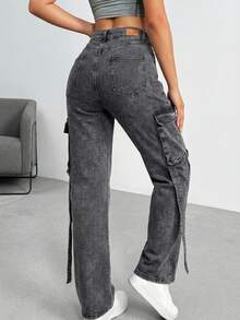 Women Jeans - Black - View 3