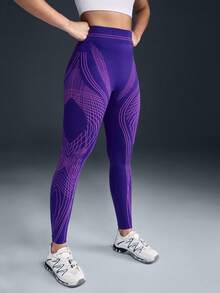 Powerista High Waist Comfortable Breathable Contrast Color Seamless Fitness Yoga Leggings