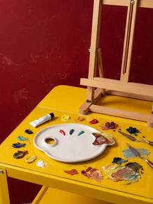 Joivida 梵高风格艺术家调色盘 - 陶瓷艺术调色盘，多功能装饰道具，可用于绘画和展示化妆品，灵感源自梵高艺术作品，圣诞节最佳选择，感恩节完美之选