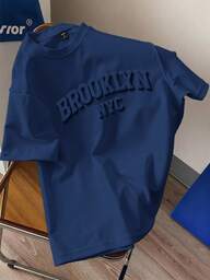 Manfinity Joysei Casual Everyday Wear Round Neck Short Sleeve Men T-Shirts