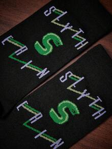 HARRY POTTER X SHEIN Kaos Kaki Wanita Model Crew - MultiWarna - View 4