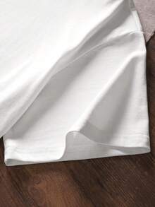 INAWLY Camiseta de manga corta de cuello redondo con estampado de plantas, de estilo casual de verano - Blanco - Ver 3