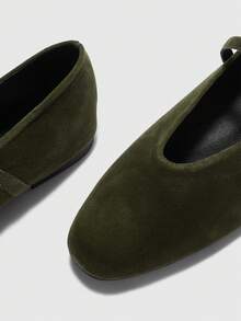 CUCCOO BIZCHIC Solid Color Fashionable Comfortable Versatile Casual Flat Shoes, Suitable For Walking, Travel And Vacation For Christmas Valentine's Day - Green - View 7