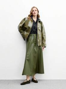 CUCCOO BIZCHIC Solid Color Fashionable Comfortable Versatile Casual Flat Shoes, Suitable For Walking, Travel And Vacation For Christmas Valentine's Day - Green - View 6