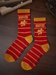 HARRY POTTER X SHEIN Vớ cổ cao dành cho nữ - Nhiều màu - Xem 2