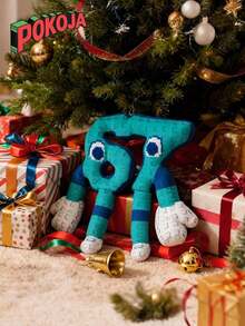 POKOJA LAND - BESTSELLERS Steal A Brainrot 毛绒玩具，9.8 英寸可爱 Brainrot 67，Brain Rot 粉丝收藏毛绒礼物（浅蓝色） - 彩色 - 查看 8