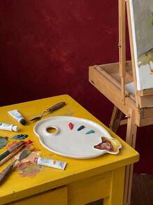 Joivida 梵高风格艺术家调色盘 - 陶瓷艺术调色盘，多功能装饰道具，可用于绘画和展示化妆品，灵感源自梵高艺术作品，圣诞节最佳选择，感恩节完美之选