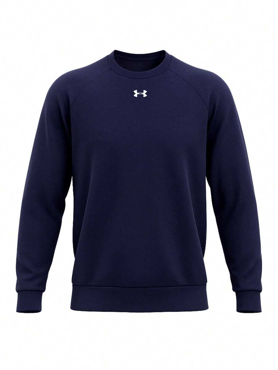 Under Armour Rival Men's Sweatshirt Navy Blue - Marinblå - Visa 1