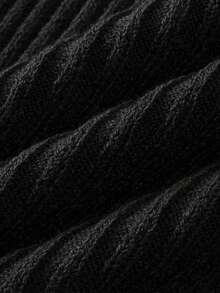 Franclia 新款秋冬性感修身圆领喇叭袖优雅休闲针织毛衣连衣裙（女款）