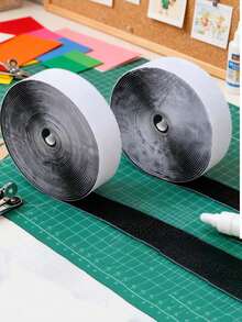 自粘胶带，白色钩环胶带，用于固定窗户、相框、蚊帐、地毯、汽车和DIY胶带 - 彩色 - 查看 8