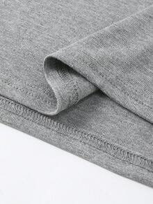 INAWLY 3pcs Women's Solid Color Fitted Long Sleeve Crew Neck T-Shirts - Multicolor - View 6