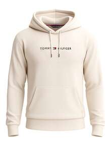 Tommy Hilfiger Men's Hoodies Beige - Newsprint - View 4