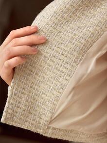 MOTF PREMIUM WOMEN'S SHORT BIKER JACKET, SPRING/SUMMER - Apricot - View 7