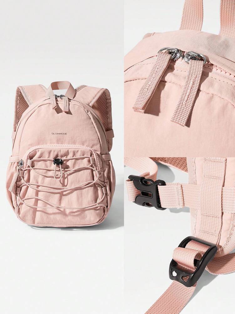 5L Side Exterior Pockets Reflective Adjustable Straps Small Backpack Daily Casual Wear