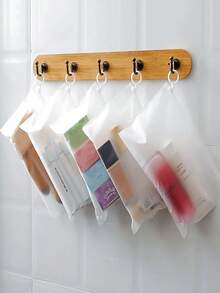 Frosted Organizer Bags With Zipper - Keep Items Tidy For Underwear, Makeup, Stationery (1/5/10/15/20 Packs) - Clear - View 8