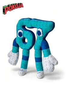 POKOJA LAND - BESTSELLERS Steal A Brainrot 毛绒玩具，9.8 英寸可爱 Brainrot 67，Brain Rot 粉丝收藏毛绒礼物（浅蓝色） - 彩色 - 查看 3