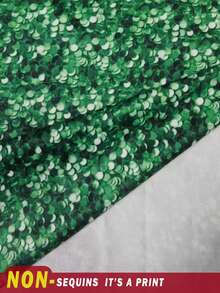 EMERY ROSE 圣帕特里克节三叶草亮片印花长袖女式T恤，圆领休闲时尚上衣，适合情人节穿着 - 彩色 - 查看 4