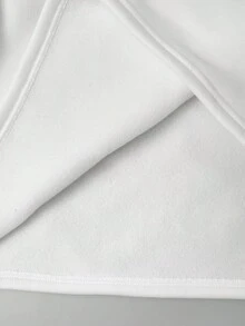 Manfinity EMRG 男士街头风流行INS风十字绣卫衣，适合音乐节、夜店、酒吧等场合，也可作为男友/老公礼物、周年纪念礼物，白色圆领 - 白色 - 查看 6