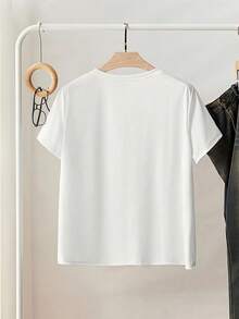 EMERY ROSE Women's Paris Cafe Scenery Print Short Sleeve T-Shirt - Multicolor - View 2