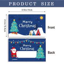 50Pcs Christmas Holiday Scratch Cards With Santa And Tree Design | DIY Holiday Gifts And Prize Tickets | Interactive Party Games For Friends And Family | Including 30 Double-Sided Printing Cards + 30 Scratch Stickers, Christmas Cards - Multicolor - View 8