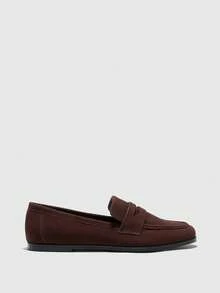 CUCCOO BIZCHIC Women's Fashion Versatile Commuting Casual Loafers Flats - Coffee Brown - View 8