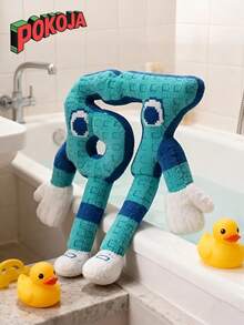 POKOJA LAND - BESTSELLERS Steal A Brainrot 毛绒玩具，9.8 英寸可爱 Brainrot 67，Brain Rot 粉丝收藏毛绒礼物（浅蓝色） - 彩色 - 查看 7