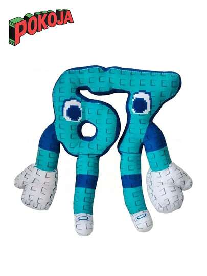 POKOJA LAND - BESTSELLERS Steal A Brainrot Plyschleksaker, 9,8 tum Bedårande Brainrot 67, Samlarplysch Brain Rot Gåva För Fans (Ljusblå)