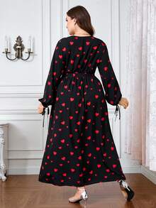 SHEIN Clasi 适合丰满身材的女士浪漫优雅长袖泡泡袖修身连衣裙，适合通勤、日常穿着、派对和聚会，是夏季长裙、夏季连衣裙、女士夏季连衣裙、春季女装、春季、春假服装、长袍、情人节、女士情人节服装、情人节连衣裙、女士婚礼宾客连衣裙、婚礼派对连衣裙、生日连衣裙、女士生日连衣裙、女士生日服装、外出、女士休闲连衣裙、女士度假服装、夏季假日服装、闪亮连衣裙、亮片连衣裙、新娘母亲婚礼礼服、优雅婚礼宾客连衣裙、2026新款、心形连衣裙、大码冬季连衣裙、樱桃连衣裙、大码草莓连衣裙、女士法式连衣裙、女士心形连衣裙、女士大码心形连衣裙、女士圣诞连衣裙 - 黑色 - 查看 8