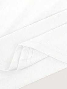 Manfinity Dauomo 男士标语印花宽松休闲无袖背心 - 白色 - 查看 3