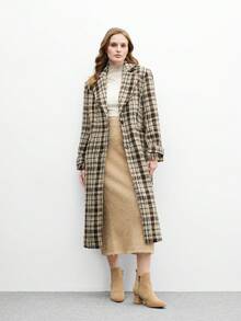 CUCCOO BIZCHIC Damkängor med spetsiga tå, casual och mångsidiga högklackade ankelstövlar - Kaki - Visa 5