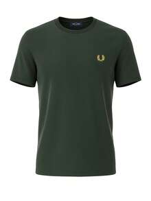 Fred Perry Men's T-Shirt Green - Green - View 1