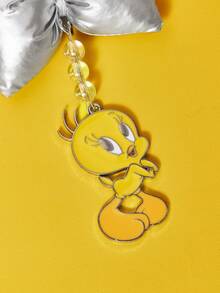 LOONEY TUNES X SHEIN Rotatable Metal Keychain - Multicolor - View 3