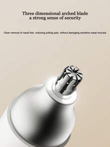Teckwe Alat Cukur Bulu Hidung Elektrik 2-in-1 Baru dengan Lampu dan Pencukur Mini, Pisau Ganda yang Dapat Dicuci dengan Air, Kapasitas Baterai 200mAh - MultiWarna - View 4
