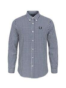Fred Perry Men's Long Sleeve Shirt Black - Multicolored - View 1
