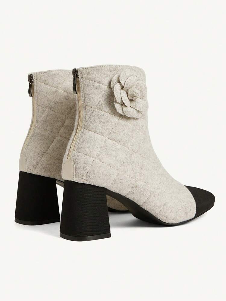 CUCCOO CHICEST Casual Commuter Chunky Heel Women Ankle Boots For Christmas
