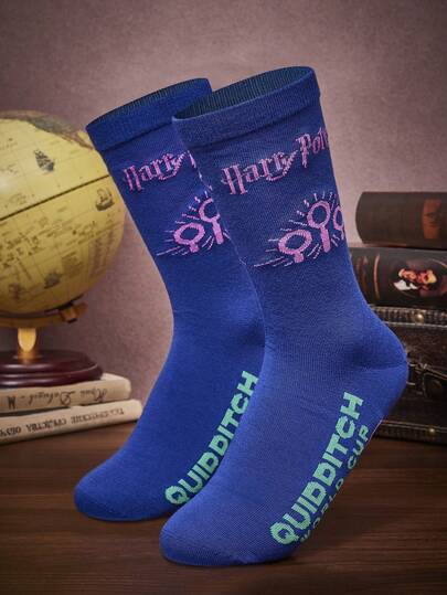 HARRY POTTER X SHEIN 女士船袜