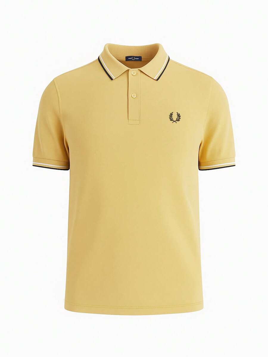 Fred Perry Men's Polo Shirt Yellow - Yellow - View 1