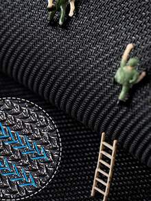 1/2 tấm thảm nhà bếp bằng gel silica họa tiết sọc xanh lá cây và xám, chống mỏi, êm ái, thấm nước, nhanh khô, chống trượt, thích hợp cho nhà bếp, phòng tắm, lối vào, phòng giặt, v.v., trang trí phòng - Nhiều màu - Xem 6