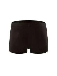 Velminro Men's Valentine's Day Letter & Heart Print Comfortable Boxer Briefs I Love My Wife. - Black - View 2