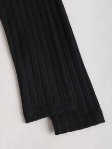 Sweetra Áo thun nữ thời trang dự tiệc sang trọng, tay dài ren chắp vá kiểu Pháp thanh lịch đầu thu - màu đen - Xem 7