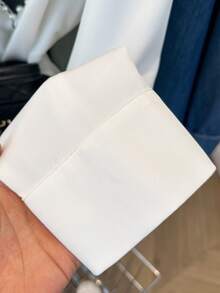 INAWLY 女士上衣，心形图案串珠彰显精湛工艺，宽松长袖休闲两穿女式衬衫，送给闺蜜/女友的礼物，趣味礼物衬衫，新款秋冬女式上衣，秋冬毕业季，返校季，毕业季，送给老师的礼物，返校季套头衫，新年礼物，圣诞礼物 - 白色 - 查看 5