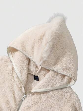 Veste à capuche décontractée en polaire pour hommes