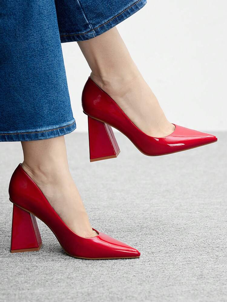 CUCCOO BIZCHIC Women's Fashionable Elegant Party Pointed Toe Pumps For Christmas Spring Shoes