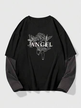 Grunge Punk Pantaloni della tuta da uomo con coulisse e tasche, slim fit, bicolore, stile retrò, adatti per uso casual quotidiano